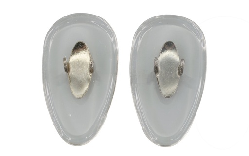 [ps-c16] RB crimp pads silicone silver 16mm
