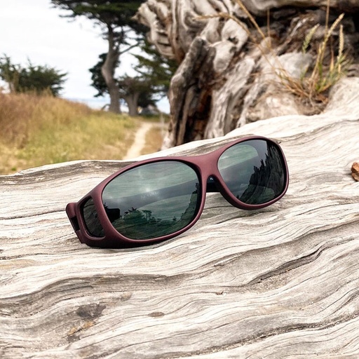 [C409G] Cocoons bordeaux grau (M)